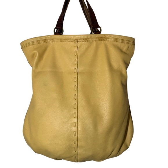 Lucky Brand Handbags - Lucky Brand -Genuine Leather Yellow Bag